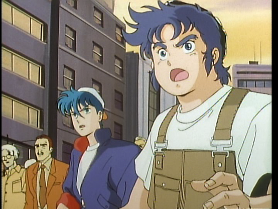 Kento and Rowen are in casual clothes with shocked looks on their faces.