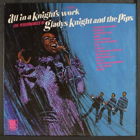 Gladys Knight and the Pips All in a Knight's Work LP cover