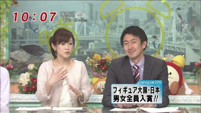 女子アナ 杉崎美香 20100227 めざましどようび