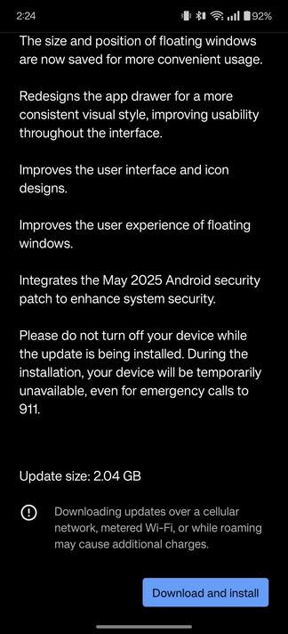 OnePlus 13 - System Update. #oneplus #oneplus13 #update