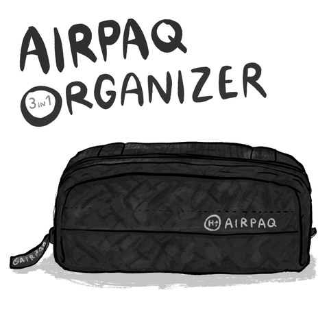 Eine Illustration einer schwarzen Tasche mit abgerundeten Ecken.