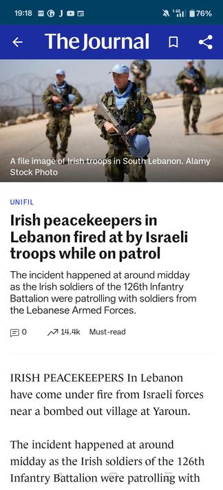 Screenshot of image, headline and first paragraph of Journal article