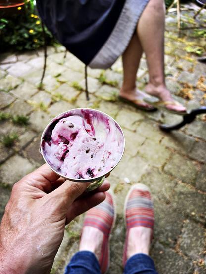 Glace au cassis