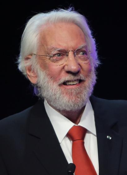 Donald Sutherland in 2013
(courtesy Wikimedia Commons)
