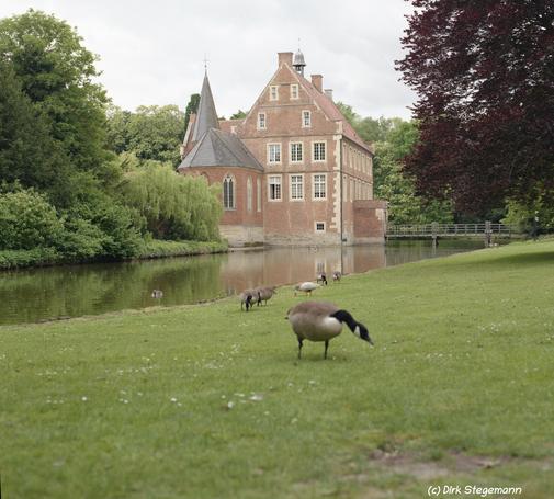 Die Burg Hülshoff im Münsterland