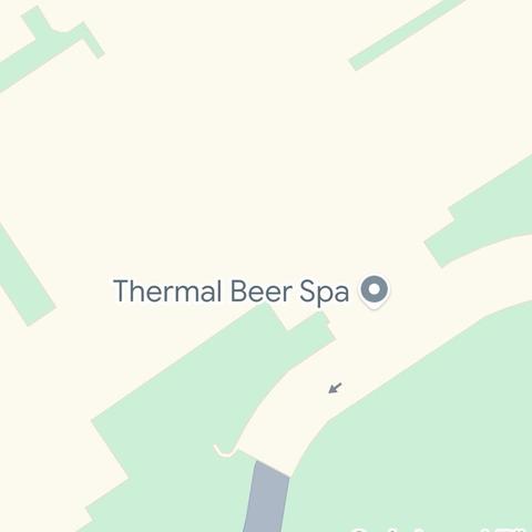 Map showing the location of "Thermal Beer Spa."