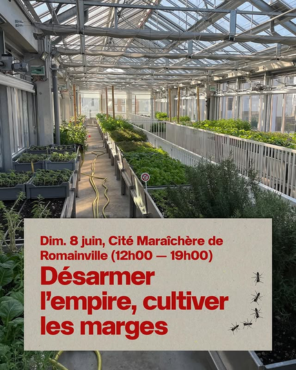 Visuel rappelant les informations déjà dans le post, avec en fond l'image d'une grande serre !