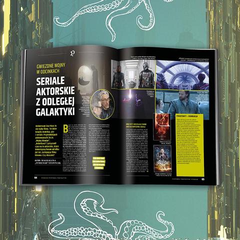 rozkładówka CD-Action x Pyrkon poświęcona serialom Star Wars