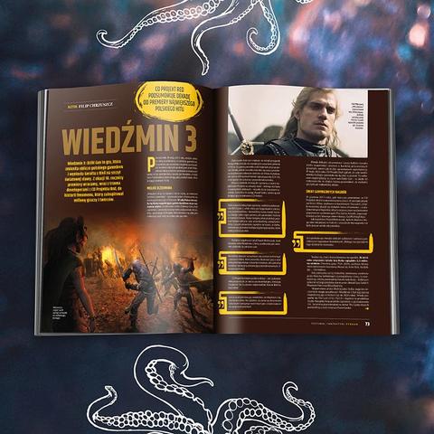 rozkładówka CD-Action x Pyrkon poświęcona grze Wiedźmin 3