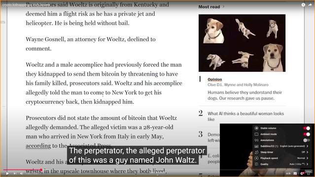 #Coffeezilla reads #TheNews...