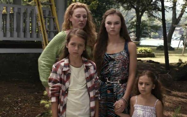 Virginia Madsen, Madeline Carroll, Emma Fuhrmann, and Nicolette Pierini in The Magic of Belle Isle