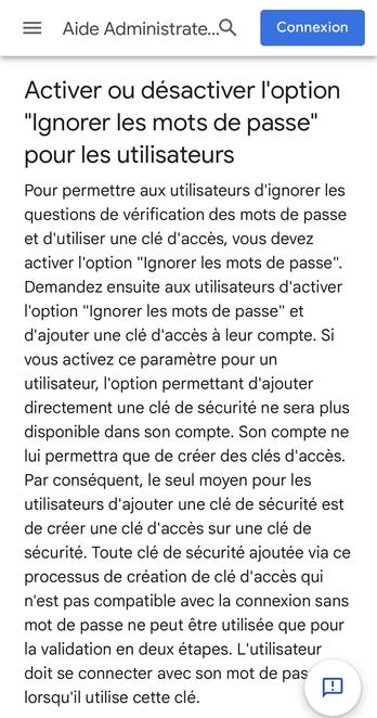 Screenshot of the linked page in French