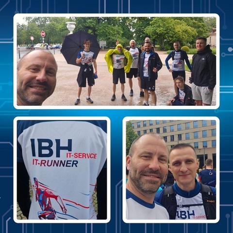 Collage mit Bildern von der REWE Team Challenge Dresden 2025.