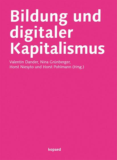 Buchcover mit weißer Schrift auf pinkem Hintergrund