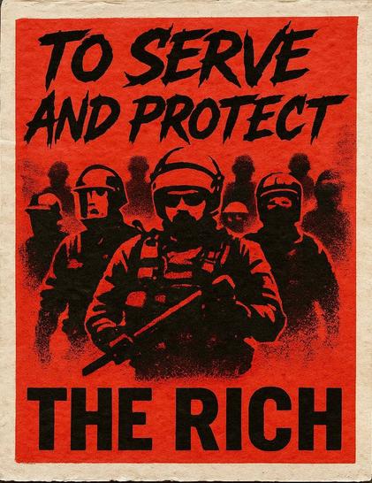 Police Is to serve and protect the rich