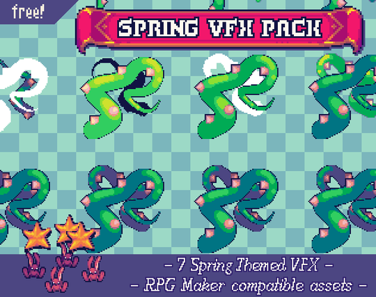 Cover art for the Spring VFX Pack.