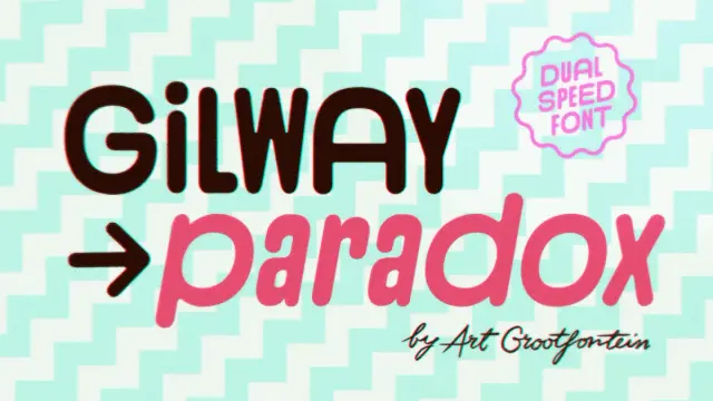Gilway Paradox Font Family by Art Grootfontein