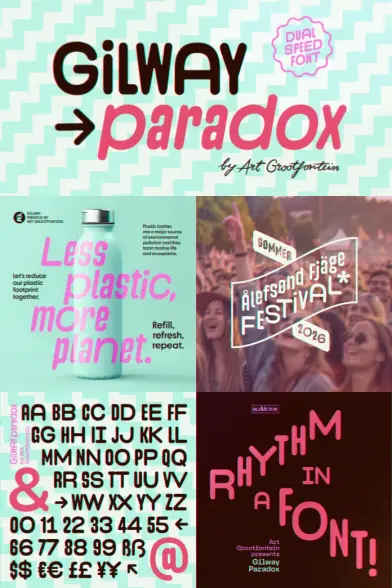 Gilway Paradox Font Family by Art Grootfontein