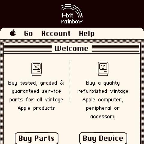 1bitrainbow.com Mac Classic interface selling mini micro nano 3d printed working versions