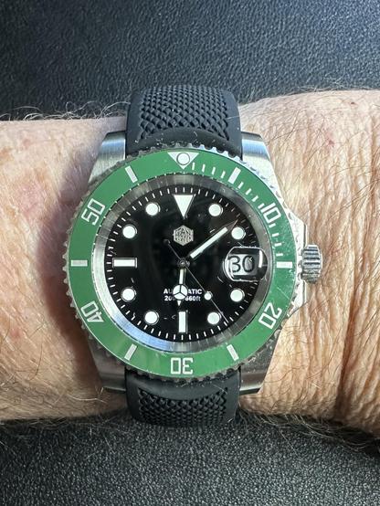 wristwatch selfie