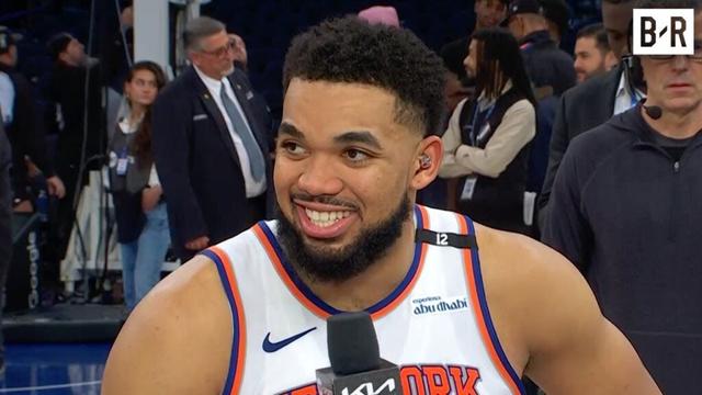 Karl-Anthony Towns Joins Inside the NBA After Knicks Win Game 5 vs. Pacers