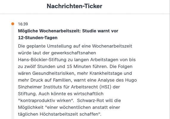 ZDF Nachrichtenticker