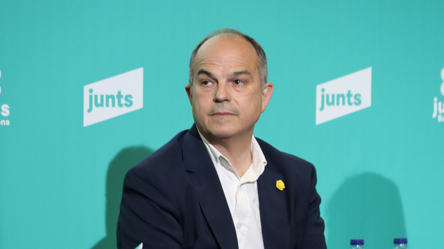 El secretari general de Junts, Jordi Turull, durant l'acte 'Junts s'explica' a Barcelona (ACN)