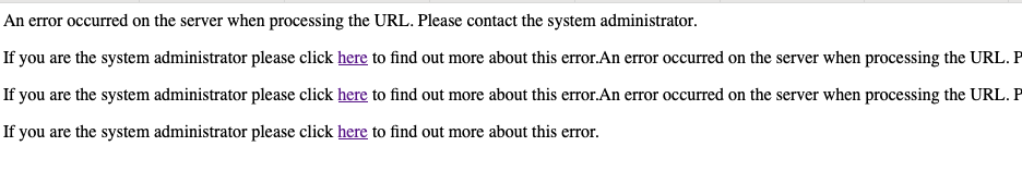 An error occurred on the server when processing the URL. Please contact the system administrator.
If you are the system administrator please click here to find out more about this error. An error occurred on the server when processing the URL. I
If you are the system administrator please click here to find out more about this error. An error occurred on the server when processing the URL. I
If you are the system administrator please click here to find out more about this error.