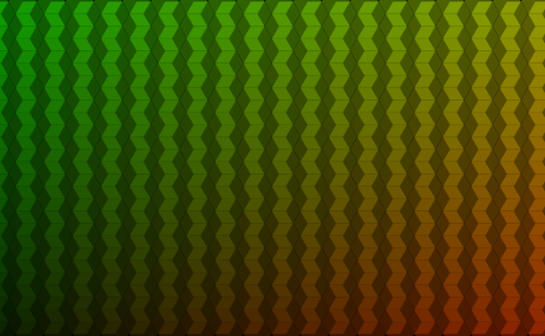 Overlapping hexagonal tiles form an pattern of cubical bodys.