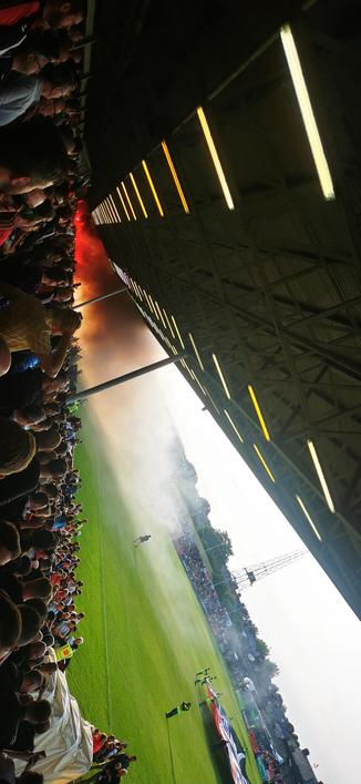 Flares in Dalyer from the stands