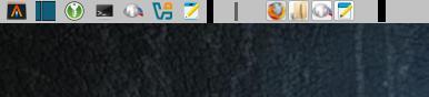 screenshot del panel de lxqt en arch linux