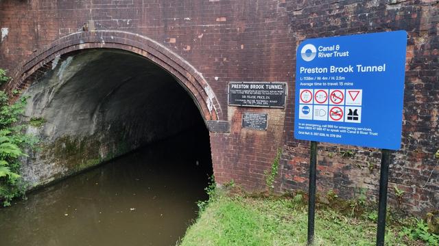 North Portal Preston Brook Tunnel on the Bridgewater Canal