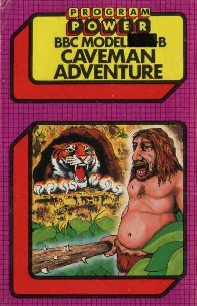 cover for Caveman Adventure with caveman and tiger
