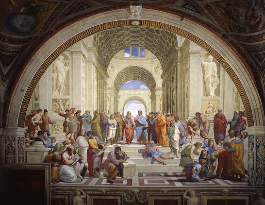 Painting by Raffael “The School of Athens”