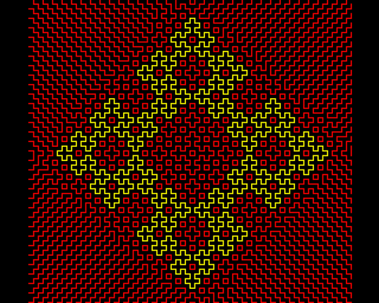 BBC Micro Bot graphics output - Fibonacci, permutation matrix, and line tracer
