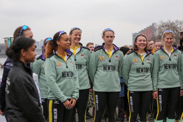 Members of the victorious Blondie crew