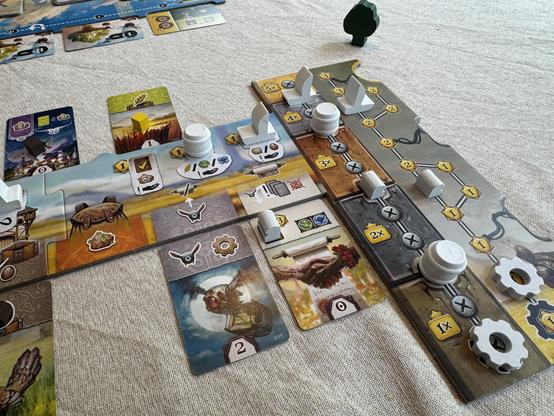 Right part of personal player board