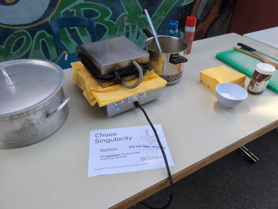 Waffelzuvereitung in Biel