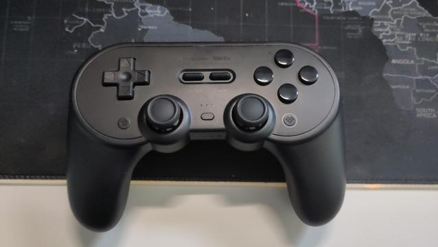 Pre-op photo of my controller, all four ABXY buttons are completely black.