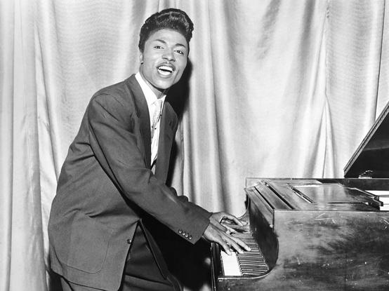 Little Richard at the piano