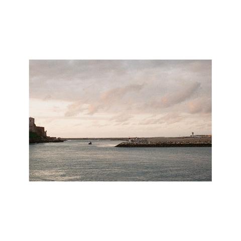 View of the distant harbor in Rabat, Morocco