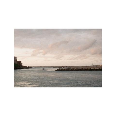 View of the distant harbor in Rabat, Morocco