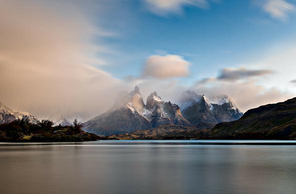The amazing colours of Patagonia combined with a long exposure results in a wonderfully pleasing image.
