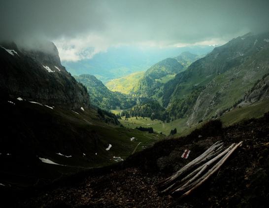 Alpstein, Switzerland. View from the Rotstein Pass towards Unterwasser. Photographer Marco Zedler