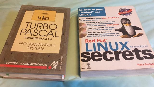 Bible TurboPascal 5.0 et RedHat Linux 5.3 secrets