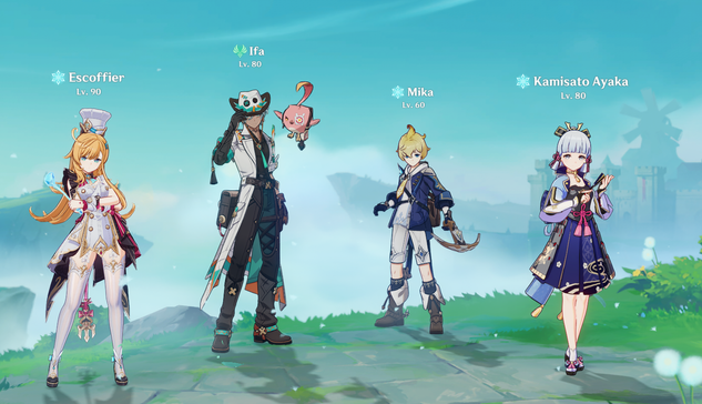 Escoffier - Ifa - Mika - Ayaka.