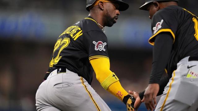 Pirates win 5-0 behind McCutchen and Falter to snap 10-game losing streak vs. Padres