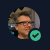 Global personal state, shown here as a green filled circle with a checkmark on my user avatar.