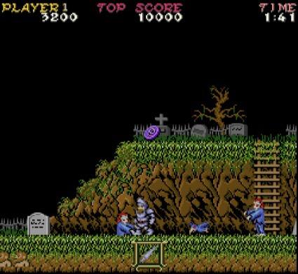[ImageSource: Skyzoo73]

Technical details:

• graphics found on the web from various sources partly, and partly grabbed from the MAME by Skyzoo73
• ‘programming’ also done by Skyzoo73 with a little help from Griffon
• music created by IM76 (https://soundcloud.com/user-874944132)
• the game  resolution is 256x240 px at 64+16 colours

And here's the full details from the itch io page.

“Small demo of the great arcade classic Ghosts'n'Goblins, ported to the Commodore Amiga (AGA) with the Scorpion Engine. This demo includes only the 1st level of the game, was created as an exercise with the S.E., and makes no claim to be complete or perfect. It was created to see how GnG could be on the Amiga by breaking free from the limitations of the Amiga 500 classic.”

“Of course many things are sub-optimal, such as enemy behavior, and various bugs are present throughout the game. So take it for what it is, an exercise and nothing more. I may make some changes from time to time, eventually I will update this page with the relevant update details.”