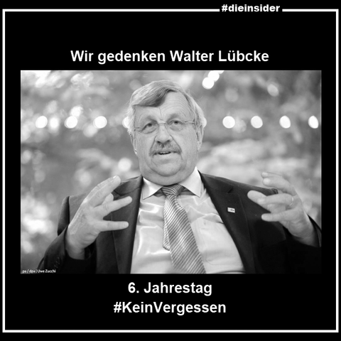 Wir gedenken Walter Lübcke!